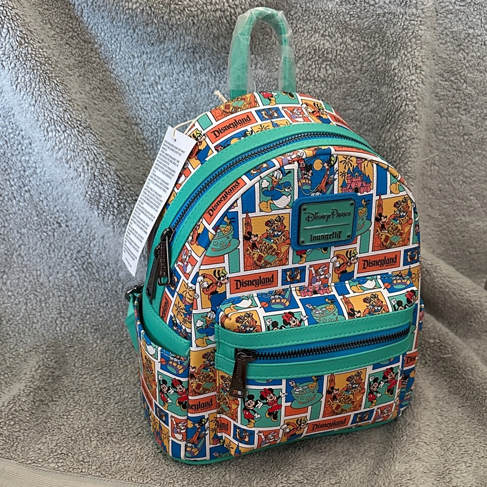 NWT Disney Parks Loungefly Mickey and Friends Play in the Park Backpack